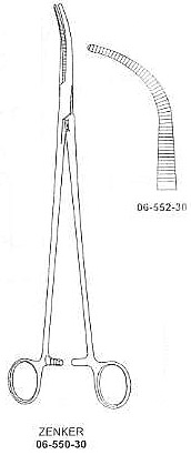 Zenker Forcep, Curved